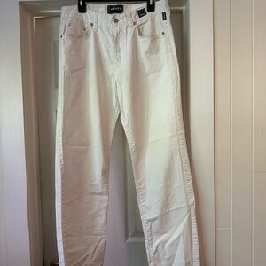 Versace Men's White Straight Jeans